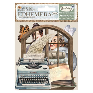 Stamperia Create Happiness Secret diary Collection Ephemera  Elements (DFLCT44)