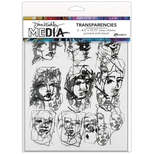 Dina Wakley Media Transparencies - Tinies, Set 2 (MDA82644)