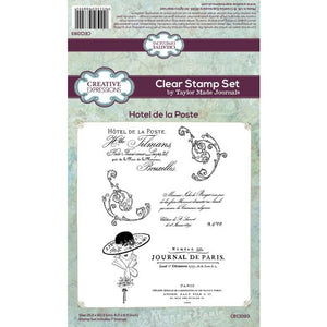 Creative Expressions Clear Stamp Set Hotel de la Poste designed by Taylor Made Journals (CEC1093)