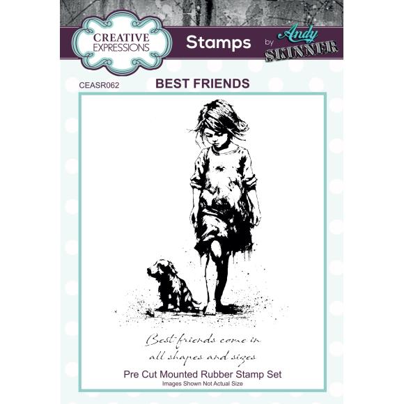 Creative Expressions Stamps by Andy Skinner Best Friends (CEASR062)