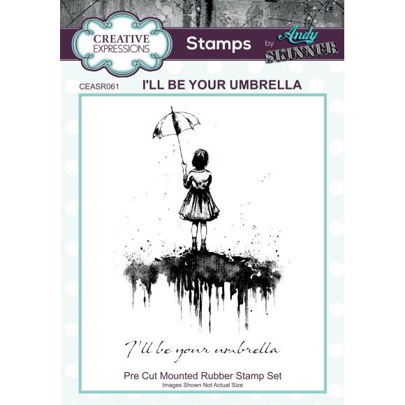 Creative Expressions Stamps by Andy Skinner I'll Be your Umbrella (CEASR061)