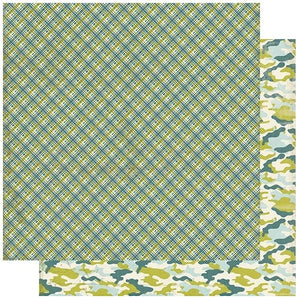 Authentique Paper Youngster Collection 12x12 Scrapbook Paper Youngster One (YGN001)