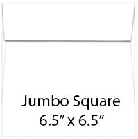 The Paper Cut White Jumbo 6.5" Square Envelope Pack (52422)