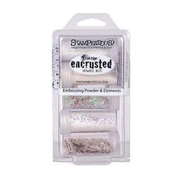 Stampendous Frantage Encrusted Jewel Kit White (EJK08)