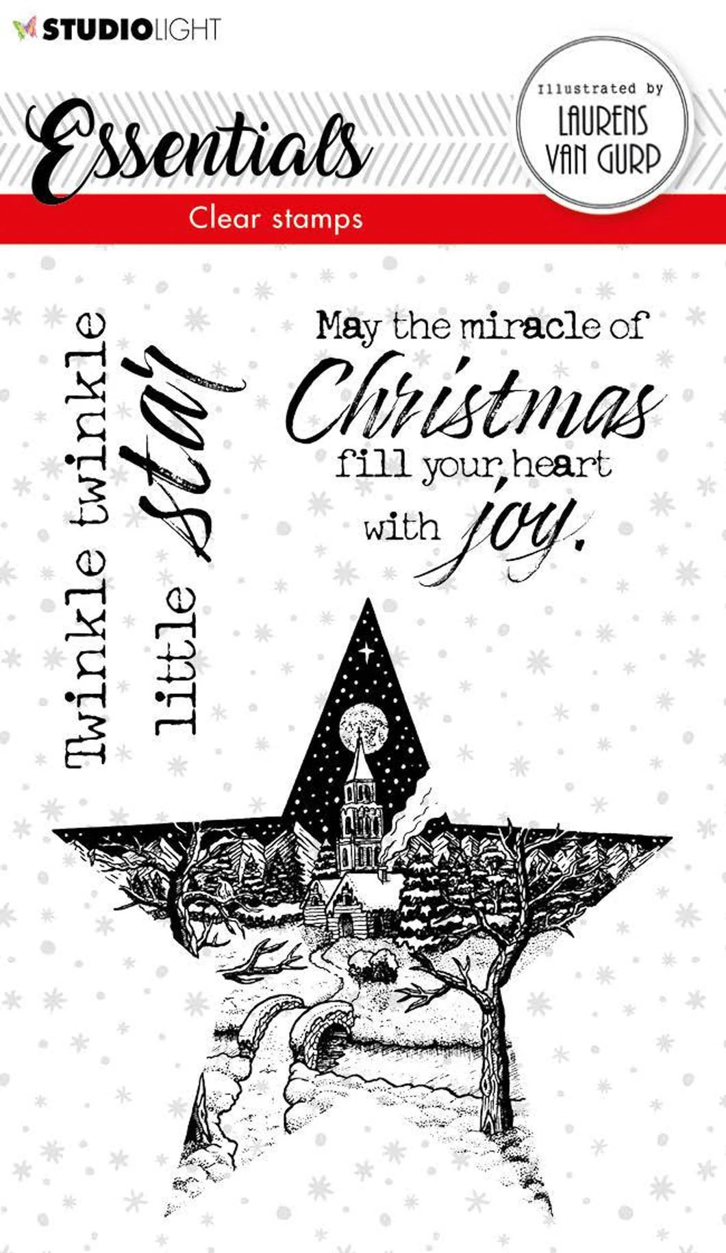 Studio Light Essentials Clear Stamps Christmas Star (BL-ES-STAMP112)