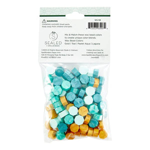 Spellbinders Paper Arts Sealed Collection Must-Have Wax Bead Mix Teal (WS-118)