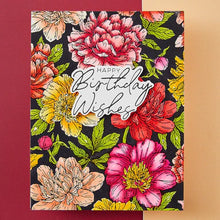 Load image into Gallery viewer, Spellbinders Paper Arts BetterPress Letterpress Press Plates Peony Background (BP-121)
