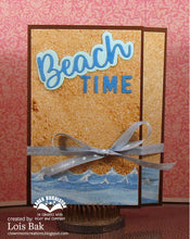 Load image into Gallery viewer, Karen Burniston Craft Die Set Word Set 16 Beach Happy Hour (1229)
