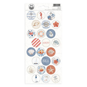 P13 Sea La Vie Collection Cardstock Stickers Sheet 3 (P13-SLV-13)