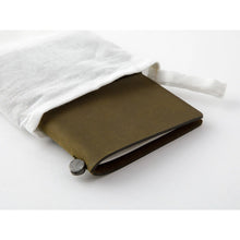 Load image into Gallery viewer, Traveler&#39;s Company Passport Size Leather Cover Olive (15343-006)
