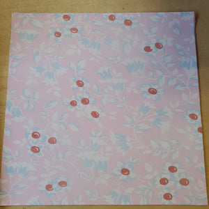 Jennie Bowlin Studio 12x12 Scrapbook Paper Bubblegum Feedsack