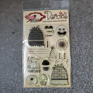 Darcie's Heart & Home Clear Stamp Set Monster Bash  (POL68)