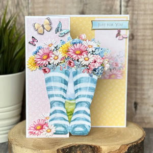 Katy Sue Wonderful Wellington Boots Card Making Kit