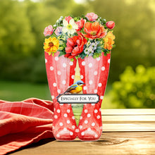 Load image into Gallery viewer, Katy Sue Wonderful Wellington Boots Card Making Kit
