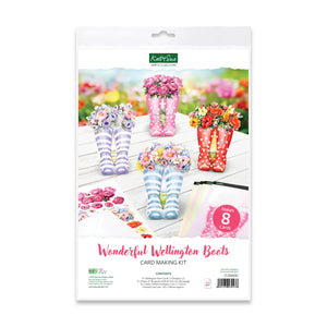 Katy Sue Wonderful Wellington Boots Card Making Kit