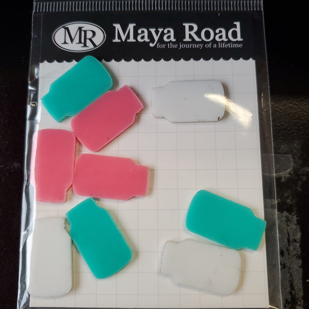 Maya Road Embellishments Classic Acrylic Mason Jars (AC3267)