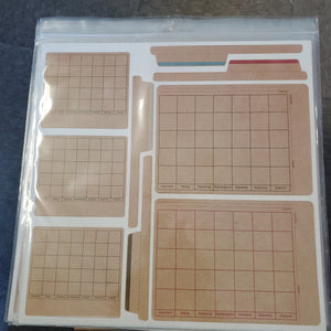 Calendar Cards & Tabs (41783)