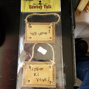 Creative Imaginations Cowboy Talk 3-D Self-Adhesive Embellishments Yee Haw!