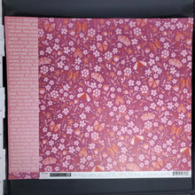 Load image into Gallery viewer, Pink Paislee Pick-Me-Up Collection 12x12 Scrapbook Paper 17 by Paige Evans (310616)
