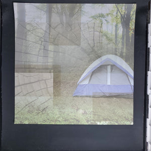 Paper House Productions 12x12 Scrapbook Paper Camping Tent (P-0435)