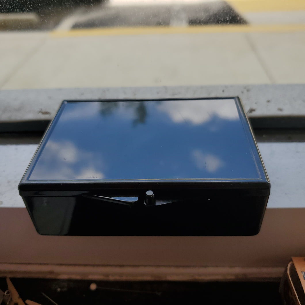 Black Plastic Box 3 1/2