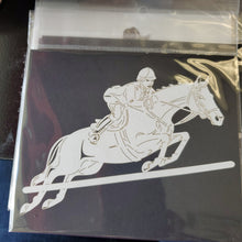 Load image into Gallery viewer, Scrapbook Customs Die Cut Equestrian Horse Jumping
