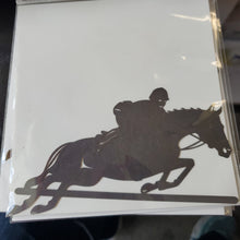 Load image into Gallery viewer, Scrapbook Customs Die Cut Equestrian Horse Jumping
