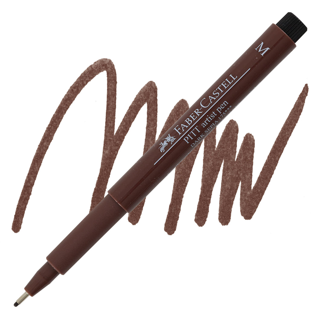 Faber-Castell PITT Artist Medium Pen Dark Sepia 175