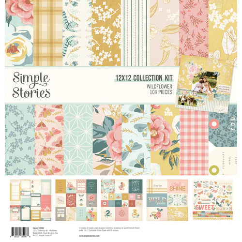 Simple Stories Wildflower 12x12 Collection Kit (19500)