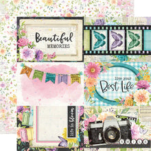 Load image into Gallery viewer, Simple Stories Simple Vintage Life In Bloom 12x12 Scrapbook Paper 4x6 Elements (19714)
