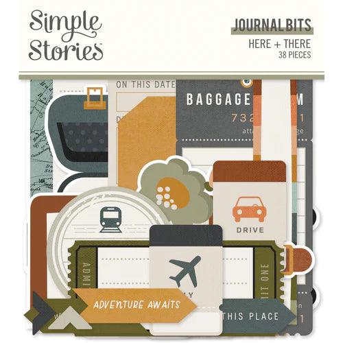 Simple Stories Here + There Collection Journal Bits & Pieces (19818)