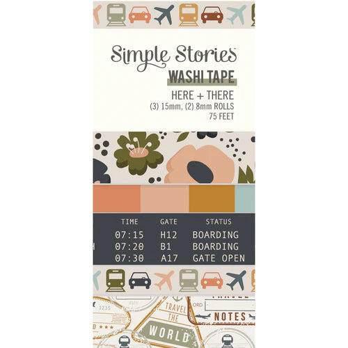 Simple Stories Simple Here + There Collection Washi Tape (19825)