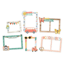 Load image into Gallery viewer, Simple Stories Boho Sunshine Collection Chipboard Frames (19921)
