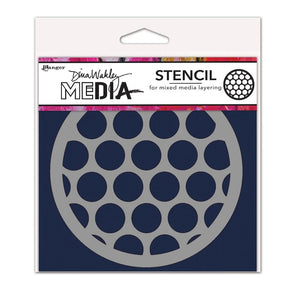 Dina Wakley Media Stencil Big Circles Coaster (MDS84914)