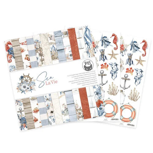 P13 Sea La Vie Collection 12x12 Paper Pad (P13-SLV-08)