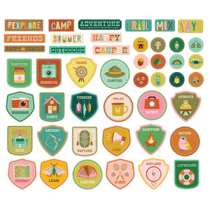 Simple Stories Trail Mix Collection Patches Bits (20320)