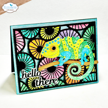 Load image into Gallery viewer, Elizabeth Craft Designs Jungle Party Collection Die Set Spy the Chameleon (2128)
