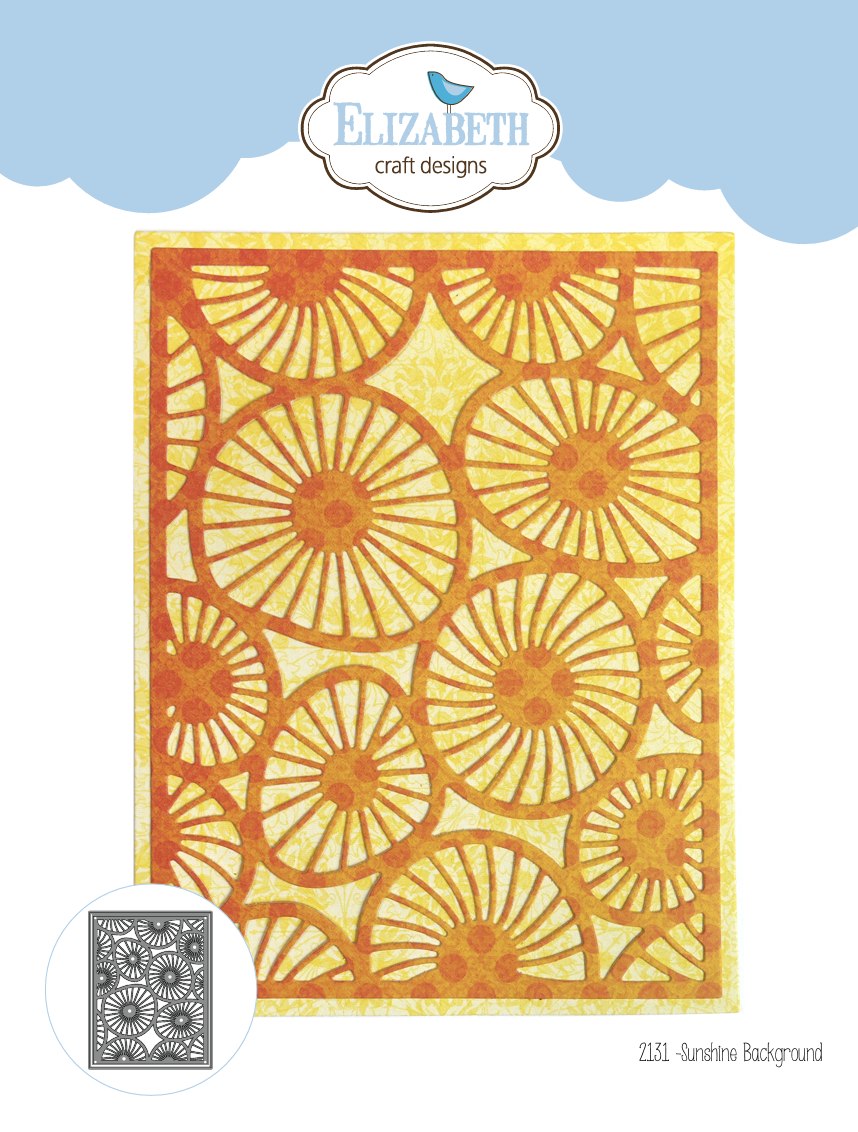 Elizabeth Craft Designs Jungle Party Collection Die Set Sunshine Background (2131)