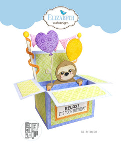 Elizabeth Craft Designs Jungle Party Collection Die Set Box Folding Card (2132)