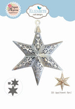 Load image into Gallery viewer, Elizabeth Craft Designs A Joyous Christmas Collection Joyous Ornament Stars 2 Die Set (2158)
