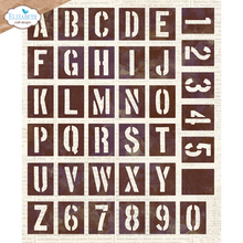 Load image into Gallery viewer, Elizabeth Craft Designs La Dolce Vita Collection Stencil Alphabet Die Set (2173)
