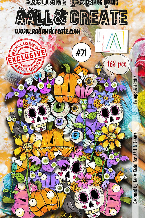 Aall & Create Ephemera Set #21 Pumps & Skullz