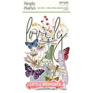 Simple Stories Simple Vintage Meadow Flowers Page Pieces (22634)