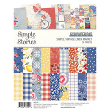 Load image into Gallery viewer, PREORDER - Simple Stories Simple Vintage Linen Market 6x8 Paper Pad (22719)
