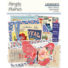 Load image into Gallery viewer, PREORDER - Simple Stories Simple Vintage Linen Market Layered Bits (22722)
