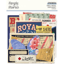 Load image into Gallery viewer, PREORDER - Simple Stories Simple Vintage Linen Market Ephemera Bits (22725)
