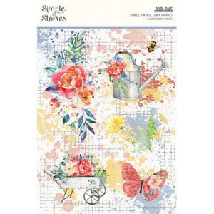 PREORDER - Simple Stories Simple Vintage Linen Market Rub-Ons (22731)