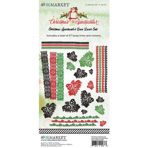 49 and Market Christmas Spectacular Collection Lace Laser Cut Elements (CS23-24433)