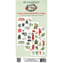 Load image into Gallery viewer, PRE-ORDER 49 and Market Evergreen Season Collection Essential Rub On Transfers
