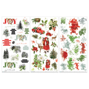 PRE-ORDER 49 and Market Evergreen Season Collection Essential Rub On Transfers